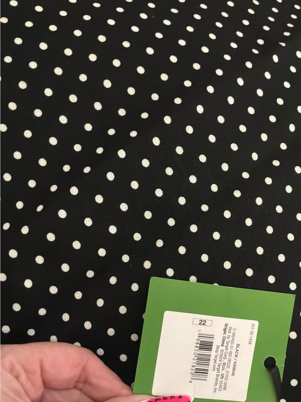 kate spade Black and White One-Shoulder Polka Dot Jumpsuit